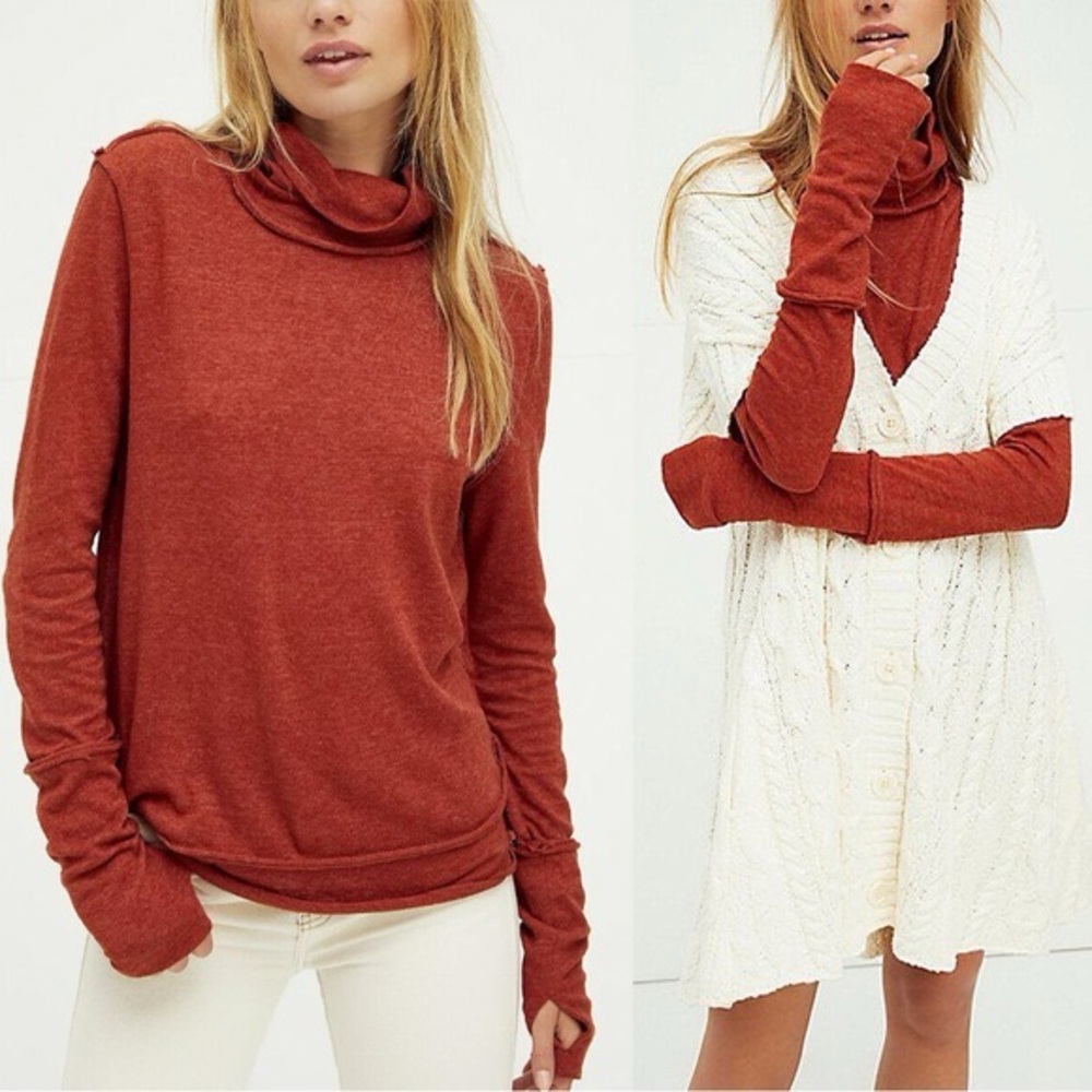 <3 We The Free Turtleneck Top